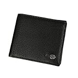 TRDCZ Smart Bluetooth Wallet Anti-Verlorene GPS Positioning Control Herren Geldbörse Smart Bluetooth Anti-Verlorene Diebstahl Mode Brieftasche Lederwaren,Black