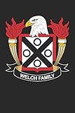 Welch: Welch Coat of Arms and Family Crest Notebook Journal (6 x 9 - 100 pages)