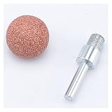 JUSTCHENHUA 25 mm Durchmesser Wolframstahl Kugelförmige pneumatische Schleifkopf- / Reifenreparaturwerkzeuge/Reifenschleifmaschine for der Verwendung von (Color : Cylindrical connecti)