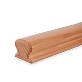 Handlauf Buche lackiert - 55x50mm - Omega lackiert (50 cm)