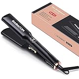 Babacom Glätteisen, 1,5' Breite Platte Haarglätter mit Digitales LCD & PTC-Heizung, 130°C-230°C, 3D Titanium Floating Platten Hair Straightener mit Hitzeschutzsensor für Haarschäden zu verring