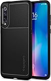 Spigen Rugged Armor Hülle Kompatibel mit Xiaomi Mi 9 -Schw