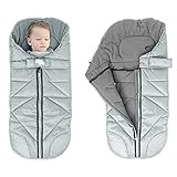 Baby Schlafsack Für Kinderwagen,NEEMOSI fußsack Kinderwagen Herbst Winter,Babyschale Schlafsack mit Reißverschluss Waschbar.(6-36 Monate)