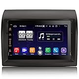 ERISIN 7 Zoll Android 10 Autoradio für FIAT Ducato Citroen Jumper Peugeot Boxer DSP GPS-Navi Carplay Bluetooth A2DP DVB-T/T2 WiFi DAB+Sat NAV 8-Kern 4+64GB