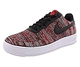 Nike Herren Air Force 1 Flyknit 2.0 Basketballschuh, Univ Red Black Wolf Grey White, 38.5 EU