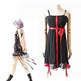 CGBF - Anime Guilty Crown Yuzuriha Inori Cosplay Kostüm Halloween Kleid Party Spiel Uniform, Schwarz, XL