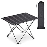Navaris Campingtisch Camping Klapptisch Ultraleicht - 55,7x40,5x38,5cm Alu Tisch Balkon klappbar - Beistelltisch Balkontisch k