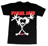 Coole-Fun-T-Shirts T-Shirt Pearl Jam - Stickman, schwarz, XL, FT14