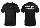 Stuttgart - Kämpfen & Siegen - Fan T-Shirt - Schwarz - Größe XXL