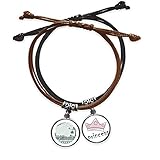DIYthinker Snow Tree Bird City Laterne Armband Seil Hand Kette Leder Prinzessin Armb