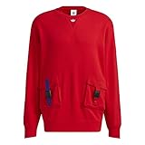 adidas LNY Crew Sweatshirt Men's, Red, Size S