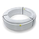 Pipetec Aluverbundrohr Aluminium Mehrschichtverbundrohr 20x2 mm 100m weiss PEX-Rohr Alu-Mehrschicht-Verbundrohr MV-Rohr Mehrschichtrohr Heizung W