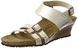 Papillio Ellen Birko-Flor, Damen Riemchensandalen, Elfenbein (Graceful Pearl White), 40 EU