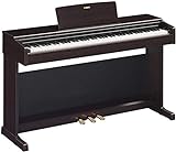 Yamaha Arius Digital Piano YDP-144R, Rosenholz – Elektronisches Klavier mit Hammermechanik, Konzertflügel-Klang & USB-to-Host-Anschluss – Kompatibel mit kostenloser App 'Smart Pianist'