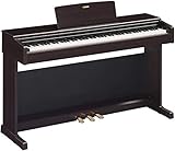 Yamaha Arius Digital Piano YDP-144R, Rosenholz – Elektronisches Klavier mit Hammermechanik, Konzertflügel-Klang & USB-to-Host-Anschluss – Kompatibel mit kostenloser App 'Smart Pianist'