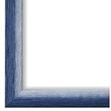Bilderrahmen Blau Weiß 30 x 40 cm 30x40 - Modern, Shabby, Vintage - Alle Größen - handgefertigt - WRF - Pinerolo 2,3