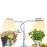 LOMJK USB-LED-Pflanzenlicht-Vollspektrum Grow-Lichter Phyto-Lampe für Gartenhaus-Blumen-Hydroponic-W