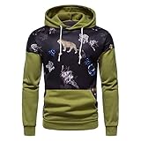 DDZYQ Pullover Herren Modern Urban Mode Farbabstimmung/Kariert Spleißen Männer Hoodie Herbst Winter Jugend Slim Fit Outdoor Jogging Zuhause All-Match Herren Sweatshirt TU-02 XL