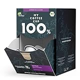 My Coffee Cup – MEGA BOX LUNGO BELLISSIMO – BIO-KAFFEE I 100 Kaffeekapseln für Nespresso®³-Kapselmaschinen I 100% industriell kompostierbare Kaffeekapseln – 0% Alu I Nachhaltige Kaffeekap