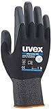 Uvex 3 Paar phynomic XG Arbeitshandschuhe - Schutzhandschuhe für die Arbeit - EN 388 - Grau/Schwarz - 10/XL