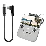 O'woda Mavic Mini 2 USB C auf Typ C Kabel OTG Datenkabel Telefon Controller Rechts Winkel Nylon geflochten für DJI Mavic Mini 2/Mavic Air 2 Fernbedienung, 30