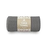 Lotuscrafts Yoga Handtuch Wet Grip - rutschfest & Schnelltrocknend - Antirutsch Yogatuch mit hoher Bodenhaftung - Yogahandtuch ideal für Hot Yoga [183 x 61 cm]