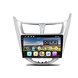 GPS Android Head Unit Autoradio ForHyundai Solaris 1 Verna Accent 2010-2016 GPS Navigation Touchscreen Multimedia Player Radio Empfänger Carplay DSP RDS (Größe: 8-Core, Farbe: WiFi: 4+64G)