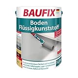 BAUFIX Boden-Flüssigkunststoff, Bodenfarbe sand, 5 Liter, atmungsaktive Bodenbeschichtung für außen und innen, für Beton, Estrich und Zement, geeignet für Terrassen, Balkone, Keller, Haussock