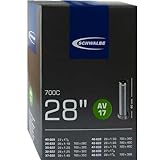 SCHWALBE Fahrradschlauch AV17 mit Autoventil ~ 27'/28' ~ 28/47-622/635 mm (28 x 1 1/4 - 1,75 Zoll)