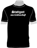 Stuttgart aus Leidenschaft; Städte T-Shirt schwarz, Gr. XXXL