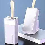 PIANAI 50000 mAh Fast Charging Mobiltelefon Power Bank/Die tragbare Externe Batterie ist mit 99% der elektronischen Geräte auf dem Markt kompatibel,Weiß,50000