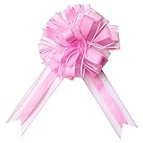 Große schleife, großes Geschenk Bögen Auto Hochzeit Bogen für Blumen Kuchen Dekor und Weihnachten Valentines Geschenkverpackung mit Durchmesser 20 cm (Packung mit 10 Stück)