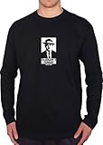 WIZUALS STREETSTYLE HAARMANN s FEINKOST urban Cooles Designer Fun Longsleeve Langarm T-Shirt Größe L schw