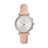 Fossil Damen Hybrid Smartwatch Carlie Leder R