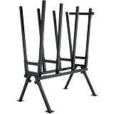 tectake Holzsägebock für Kettensäge - diverse Modelle - (Schwarz /'Typ 400737')