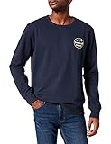 JACK & JONES Mens JORARCHIE Sweat Crew Neck Sweatshirt, Navy Blazer, M