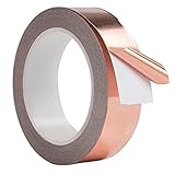 Kupferband Gegen Schnecken, EWIGE Schneckenschutz Hochbeet schneckenband Kupferfolie Schneckenzaun Schnexagon Schutzanstrich Kupfer Copper Tape (20M *30MM)