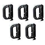 5 Stücke Karabiner Verriegelung Kunststoff Clip Snaptyp Ring Schnalle Karabiner Schlüsselanhänger Fastener Tasche S