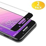 BANNIO [2 Stück für Panzerglas für Samsung Galaxy A5 2017,3D Full Sreen Panzerglasfolie Schutzfolie für Samsung Galaxy A5 2017,9H Härte,Leicht Anzubringen,Vollständige Abdeckung,Schw