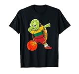 Dabbing Turtle Litauen Trikot litauische Basketball Fans T-S