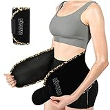 MIZATTO Taillentrainer für Damen und Herren, leistungsstarker Aufkleber, Neopren Workout Schweißgürtel - - S:20 cm x 89