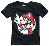 Super Mario It's A Me Kinder & Babies T-Shirt schwarz 134/140