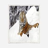 GHSYZY Schneetiere Baby weihnachtsdecke (150x150) cm Dick Decke Weich Wärme Gemütlich Flanell-Fleece Sofadecke Deckeldeck
