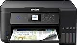 Epson EcoTank ET-2750 3-in-1 Tintenstrahl Multifunktionsgerät (Kopierer, Scanner, Drucker, DIN A4, Duplex, WiFi, Display, USB 2.0), großer Tintentank, hohe Reichweite, niedrige Seitenkosten, schw