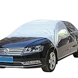 QYXY Auto Frontscheibenabdeckung, Auto Scheibenabdeckung Faltbar, Frontscheibenabdeckung,Winter Auto Scheibenabdeckung UV-Schutz Abdeckung Für Die Gegen Schnee, EIS, Frost, Staub, Sonne(235×145cm)