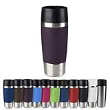 Emsa 513359 Travel Mug Classic | Thermo-/Isolierbecher | Fassungsvermögen: 360 ml | hält 4h heiß/ 8h kalt | 100% dicht | auslaufsicher | Quick-Press-Verschluss | 360°-Trinköffnung | Bromb