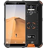 OUKITEL WP5 (2020) 4G Outdoor Smartphone ohne Vertrag, 8000mAh Batterie 4 LED Blitzlicht, Robustes Handy IP68, MTK6761 4GB + 32GB, 13MP + 2MP + 2MP, Android 9.0, Gesichtserkennung, GPS WiFi Orang