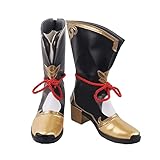 QMJHHW Spiel Genshin Impact Xiangling Schuhe, Anime Cosplay Stiefel Halloween Karneval Party Geschenk S