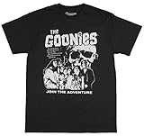 The Goonies Herren T-Shirt Join The Adventure Movie Cast, schwarz, XX-Larg