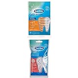 DenTek Zahnhygiene Bundle 1 - Jeweils eine Packung der Easy Brush ISO 1 für sehr enge Zahnzwischenräume und eine Packung der Complete Clean Zahnseidesticks - 1x 12 IDBs + 1x 40 Zahnseidestick